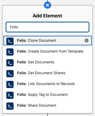 How to use Folio invocable actions in Flow Builder
