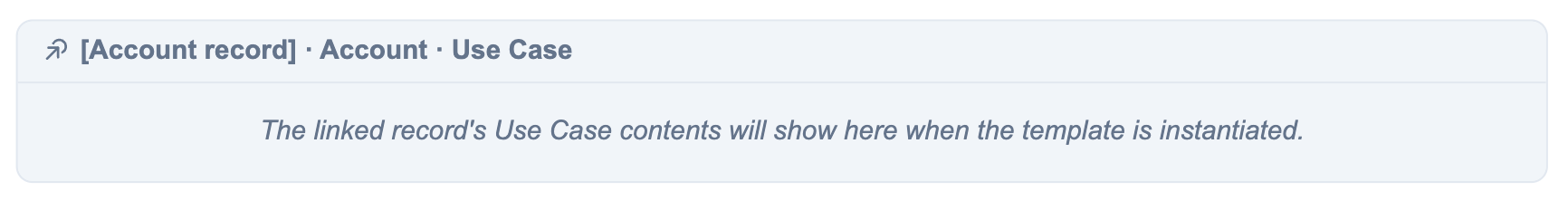 Live Field of a text data type rendered as a formatted block with placeholder text