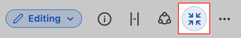 Close expanded view button